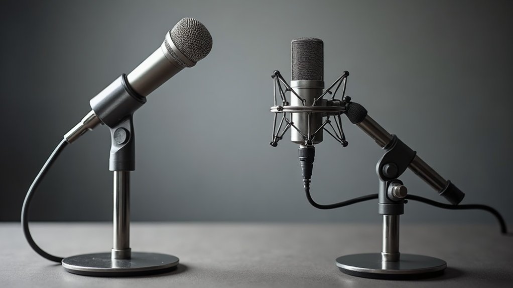 boom arm vs mic stand