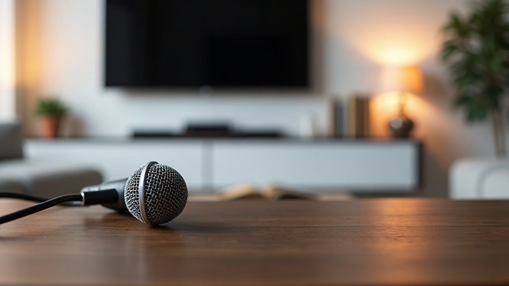 microphone connection to tv
