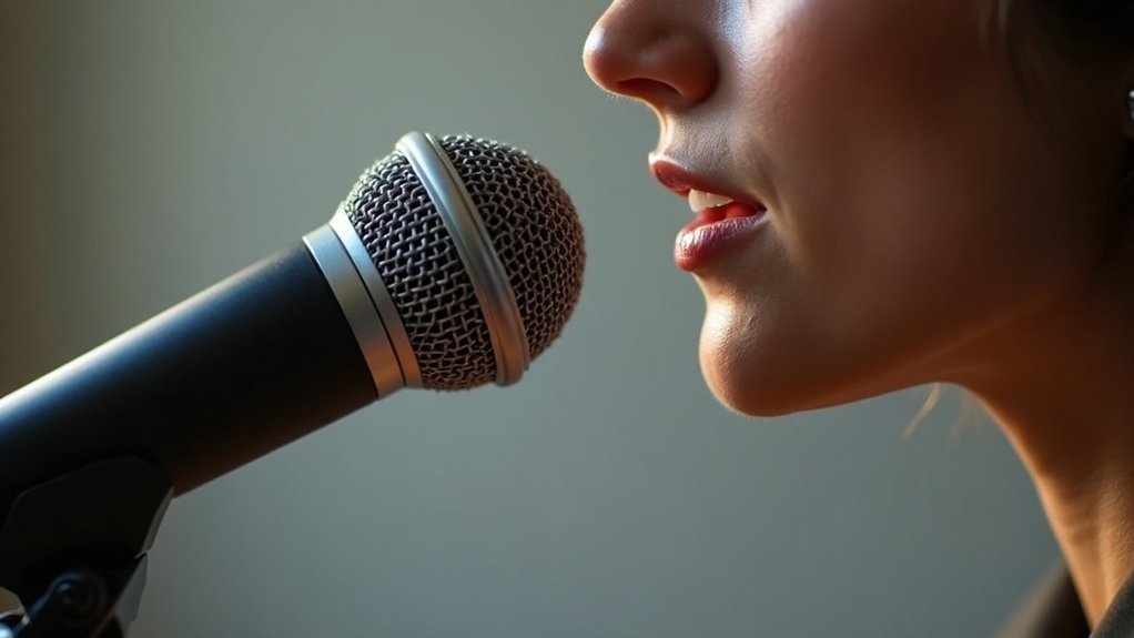 microphone positioning for clarity