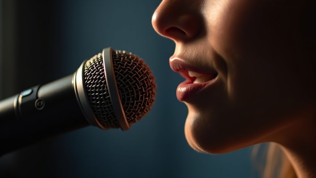 optimal microphone placement distance